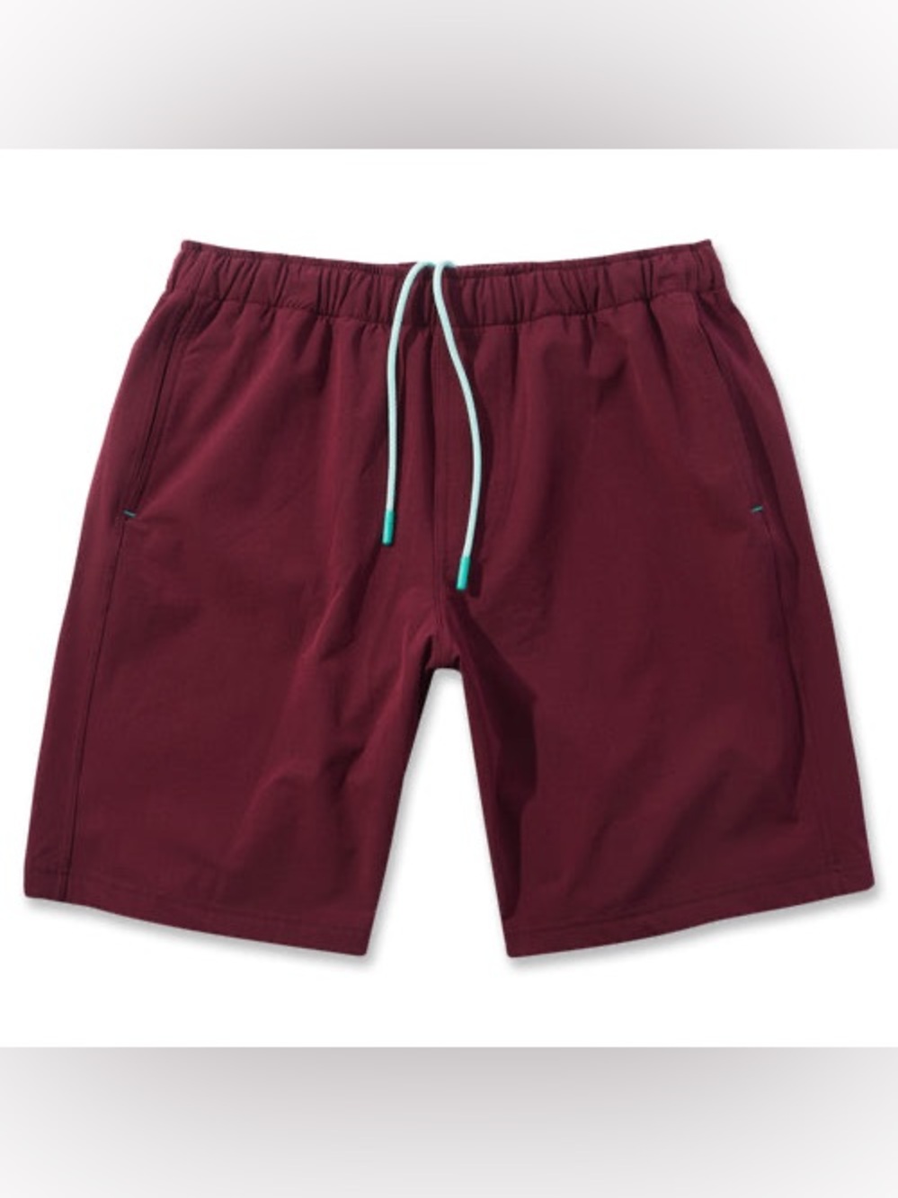 Myles Apparel Men’s Everyday Short, Oxblood (Maroon), Size Large / 8in